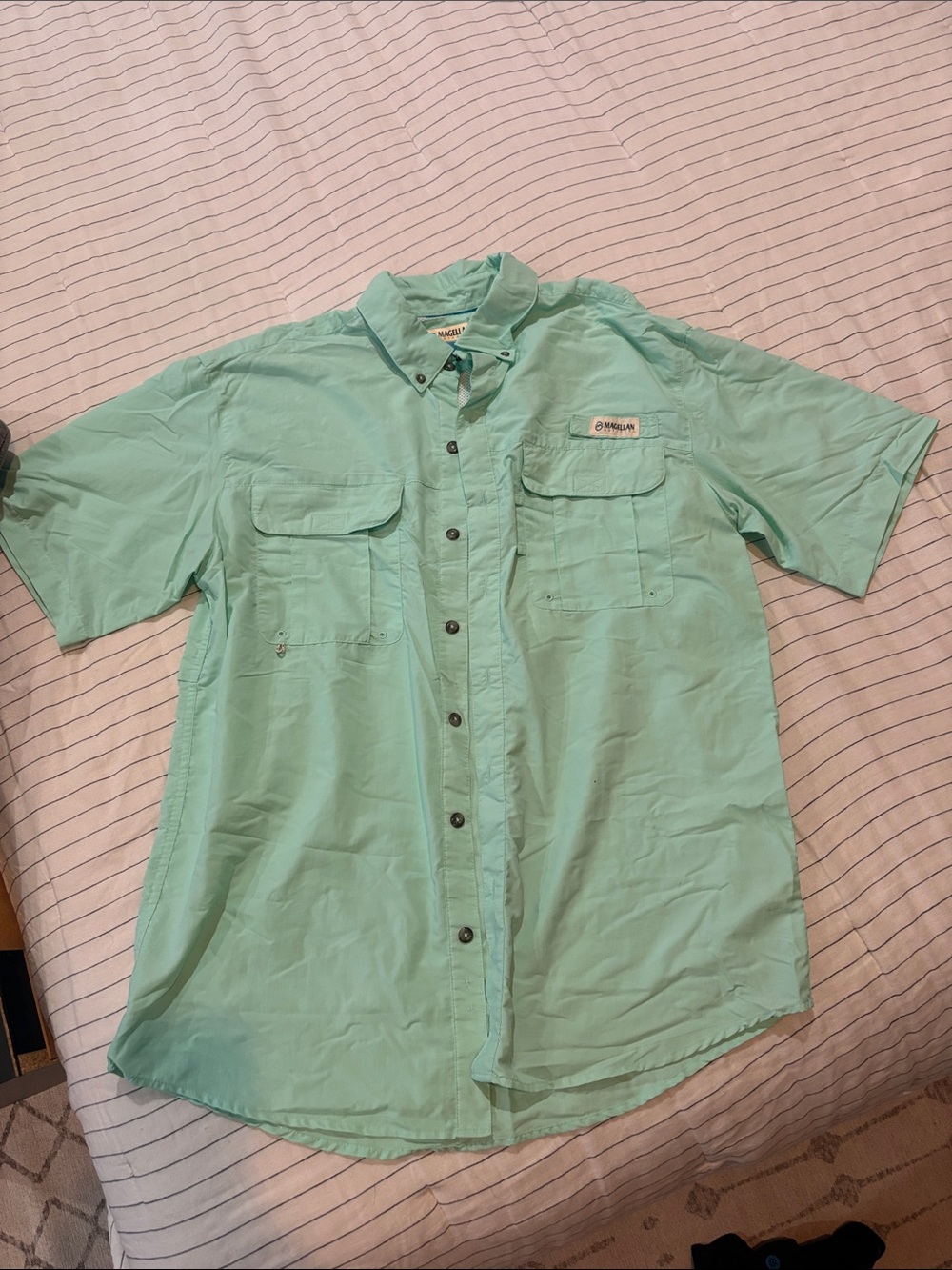 Magellan Men’s Short Sleeved Angler Fit